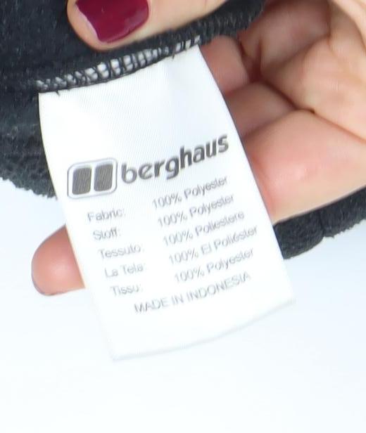 Berghaus Women Black Size 14 Fleece Full Zip Jacket