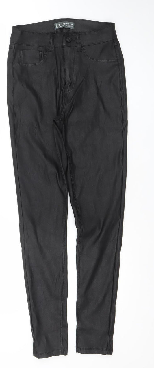 Womens UK Size 8 Primark Slim Fit Jegging Black Trousers