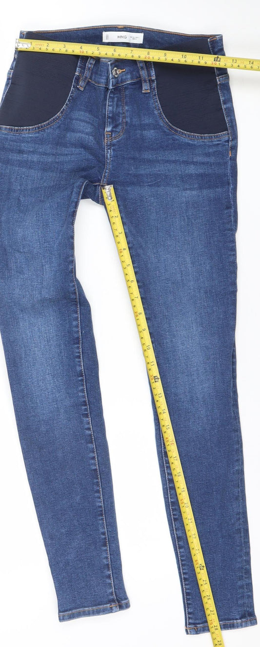 Womens UK Size 6 MNG Slim Fit Skinny Blue Jeans