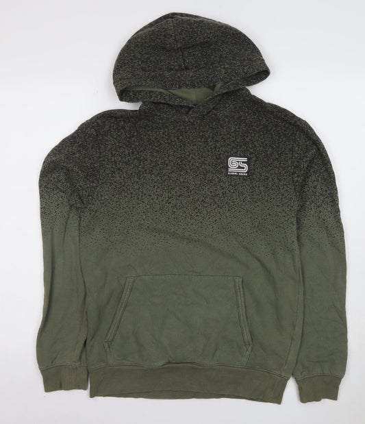 Boys UK Size 13-14 Years H&M Green Pullover Hoodie