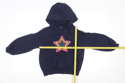 Girls UK Size 9 Years NEXT Blue Pullover Hoodie