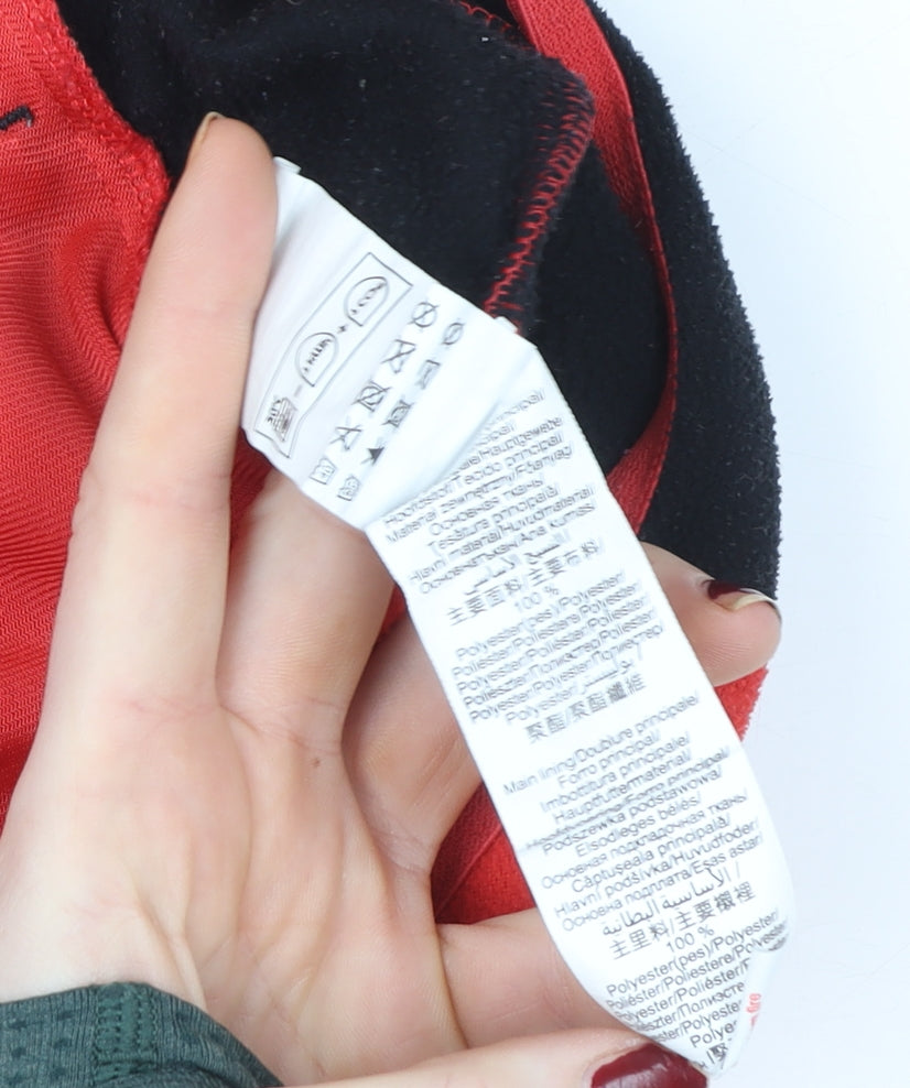 Additional view of Quechua boys’ red full zip fleece sweatshirt 12 years hiking outdoor