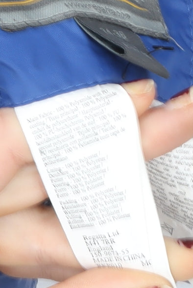 Regatta Blue Hooded Waterproof Snowsuit 24 Months Unisex Baby Winter Wear