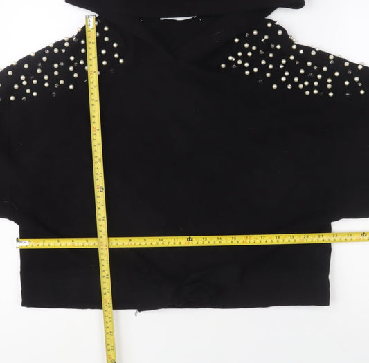 Womens UK Size M Zara Black Pullover Jumper