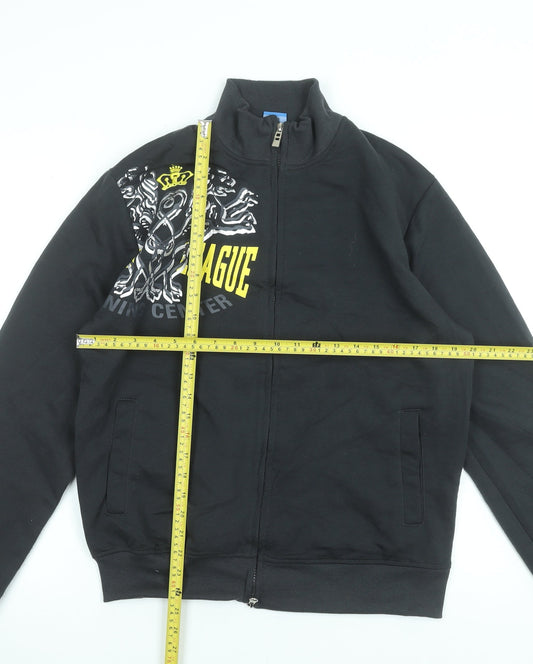 Mens UK Size M Storm Black Full Zip Sweatshirt