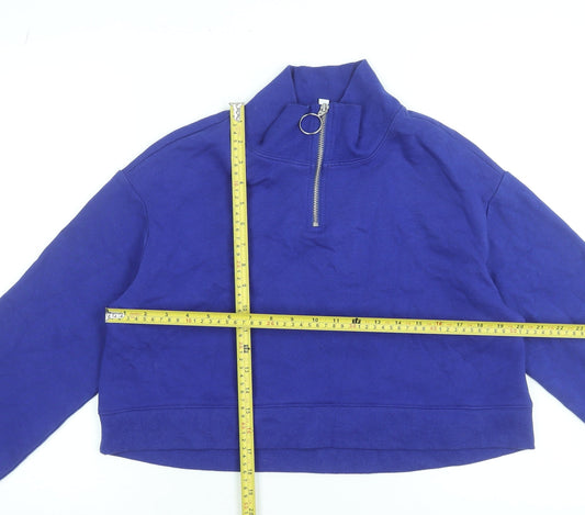 Womens UK Size 8 H&M Purple Pullover Sweatshirt