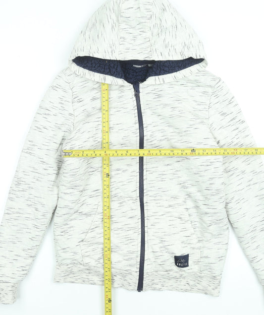 Boys UK Size 12-14 Years Pepperts Beige Full Zip Hoodie