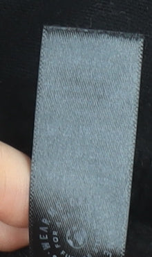 George Girls Black Sequin NYC Hoodie 11-12 Years Pullover Fleece