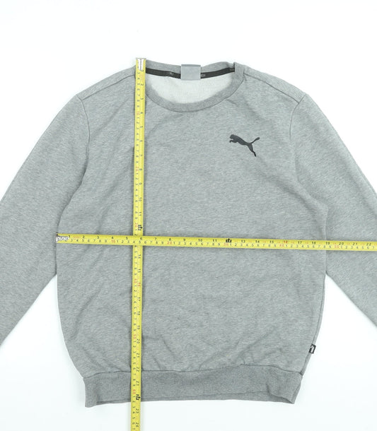 Mens UK Size S PUMA Grey Pullover Sweatshirt