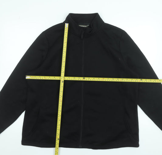 Bonmarché Women’s Black Full Zip Fleece Jacket Size 20