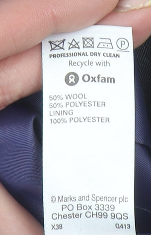 Mens UK Size L Marks and Spencer Regular Grey Suit Waistcoat