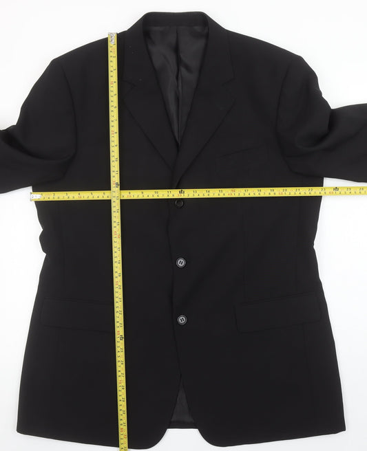 Mens UK Size XL F&F Regular Black Suit Jacket