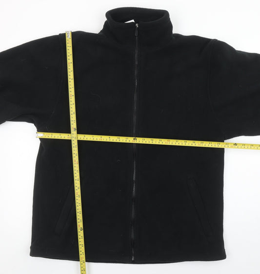 Alexandra Men's Black Fleece Full Zip Work Jacket Size L