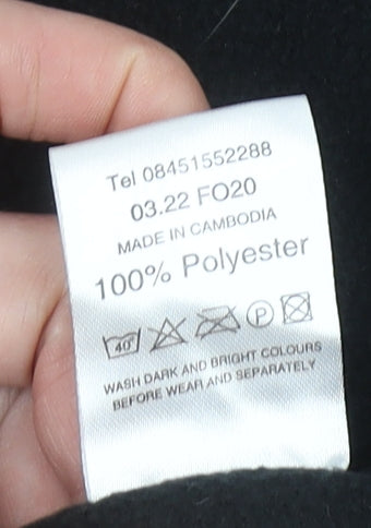 Alexandra Men's Black Fleece Full Zip Work Jacket Size L