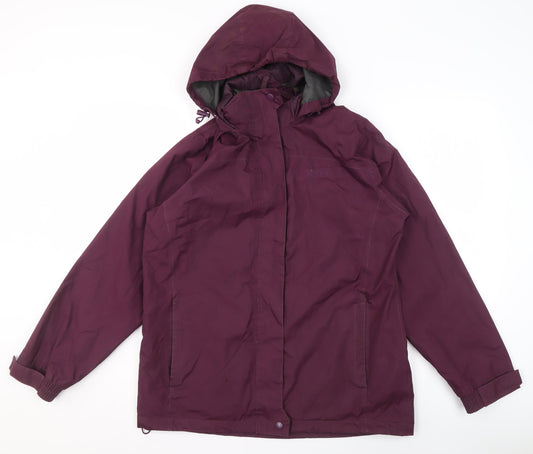 Womens UK Size 12 Hi Gear Purple Parka Coat