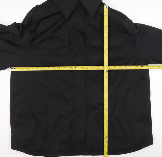 & Other Stories Men's Black L Basic Jacket Polyester Workwear