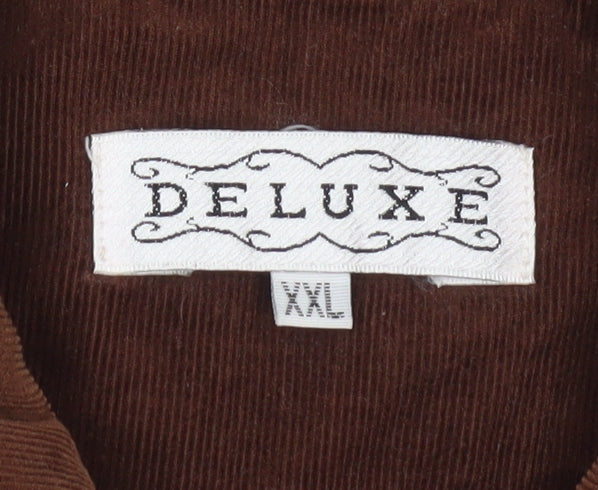 Womens UK Size 2XL Deluxe Red Quilted Coat