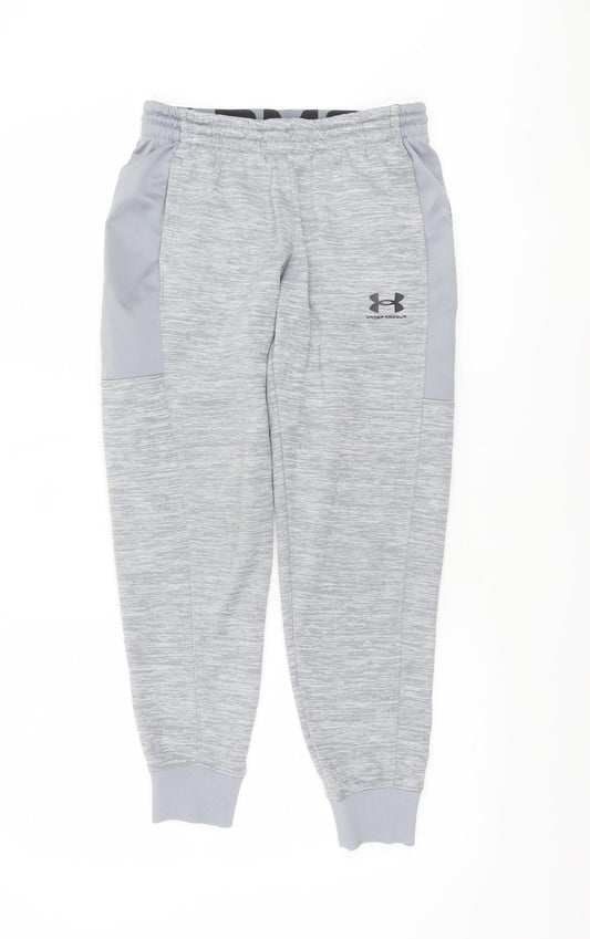 Boys UK Size L Under armour Relaxed Fit Jogger Grey Trousers