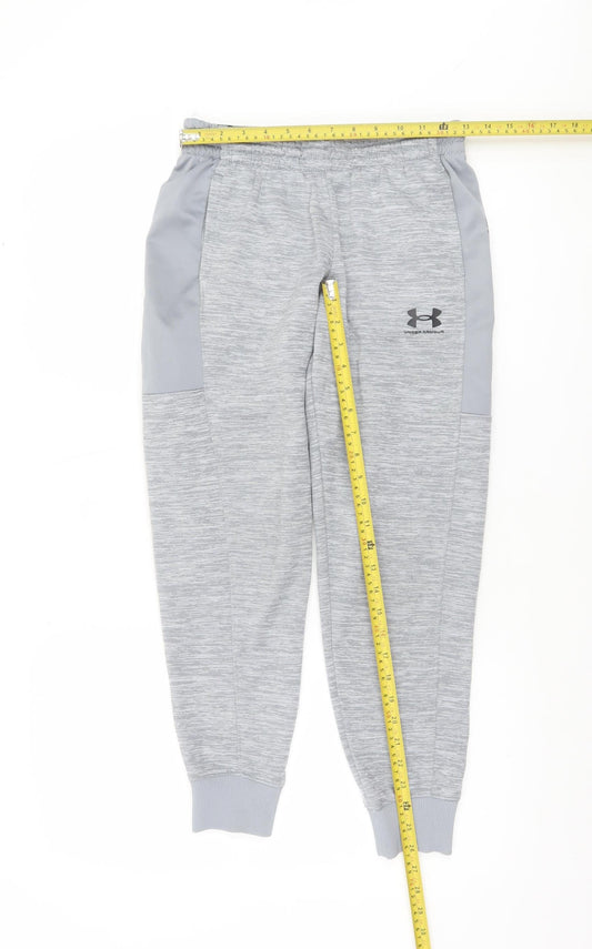 Boys UK Size L Under armour Relaxed Fit Jogger Grey Trousers