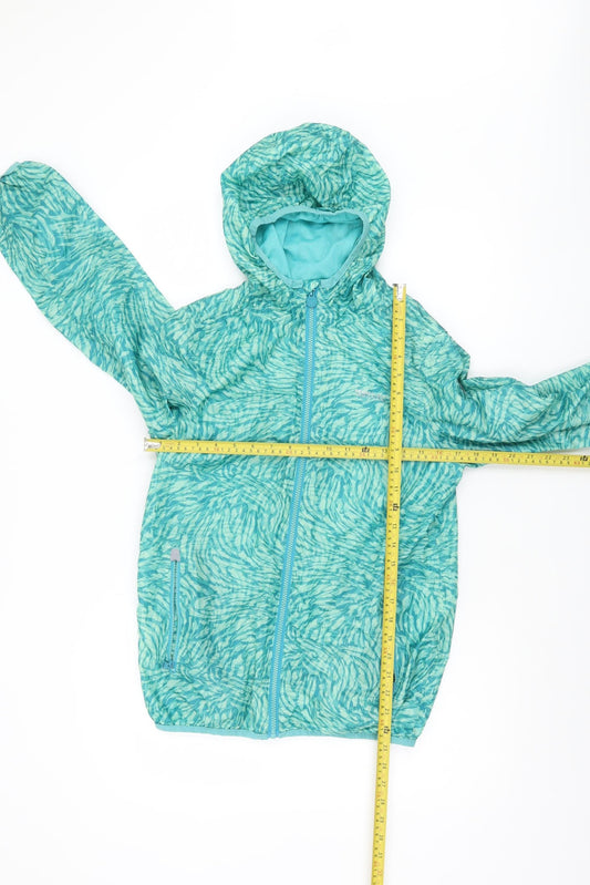 Girls UK Size 14 Years Regatta Blue Windbreaker Coat