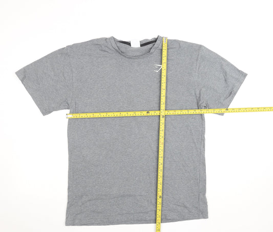Gymshark Men’s Grey XS Athletic Fit Short Sleeve T-Shirt