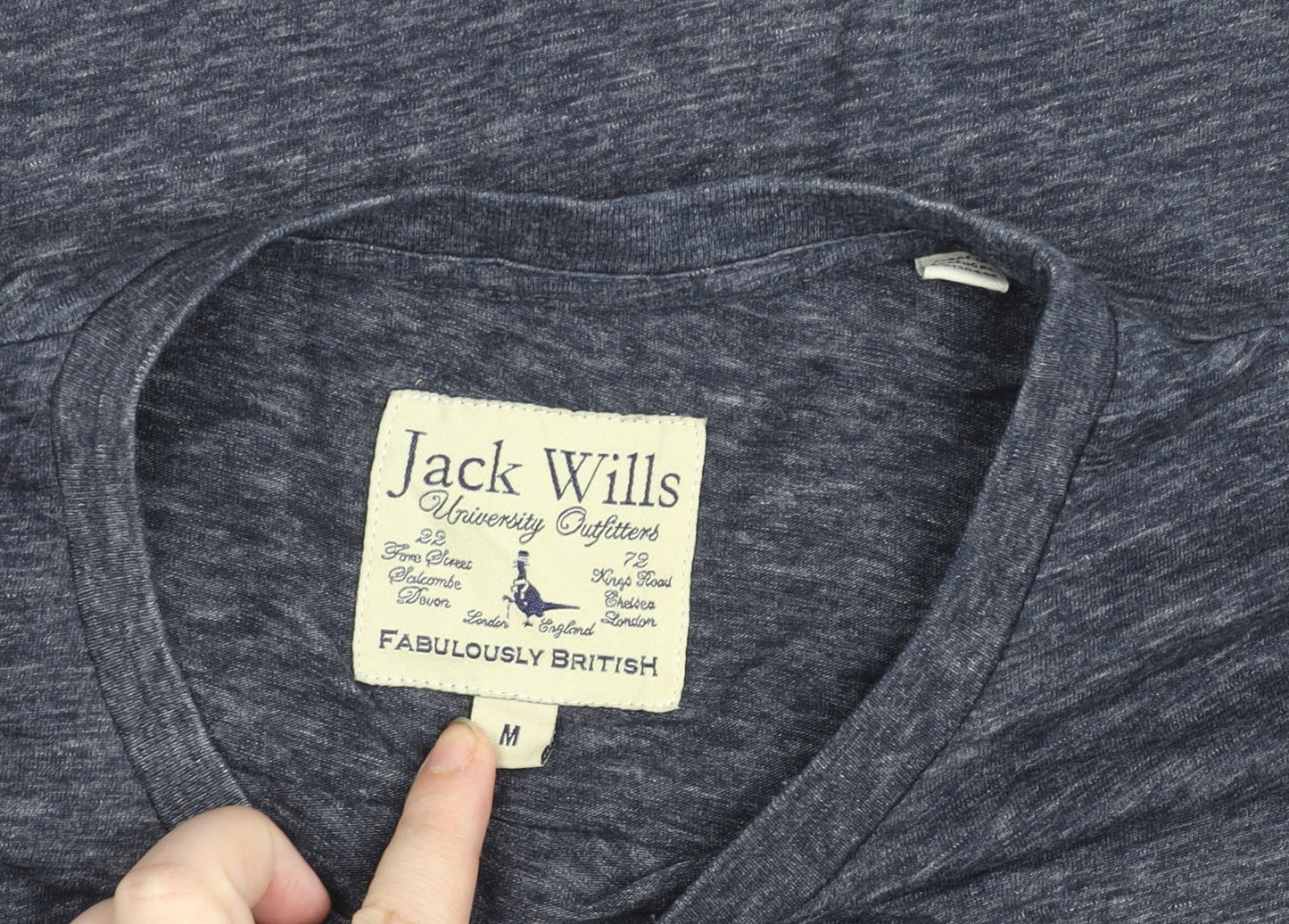 Mens UK Size M Jack Wills Blue T-Shirt