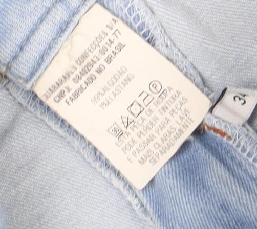 Womens UK Size 34 Pool Jeans Relaxed Fit Wide-Leg Blue Jeans