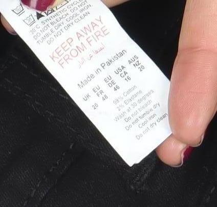 Boohoo Womens Black Distressed Skinny Jeans Size 20