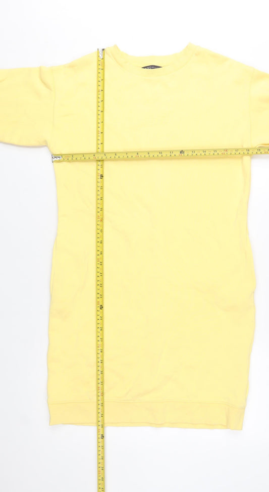 Womens UK Size 6 Marks and Spencer Yellow Pullover Sweatshirt
