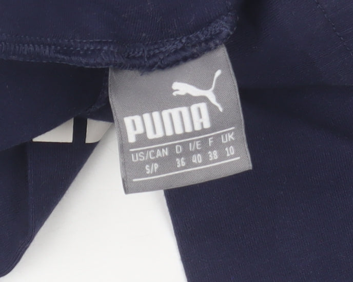 Puma Women's Blue Size 10 Slim Fit Activewear Leggings