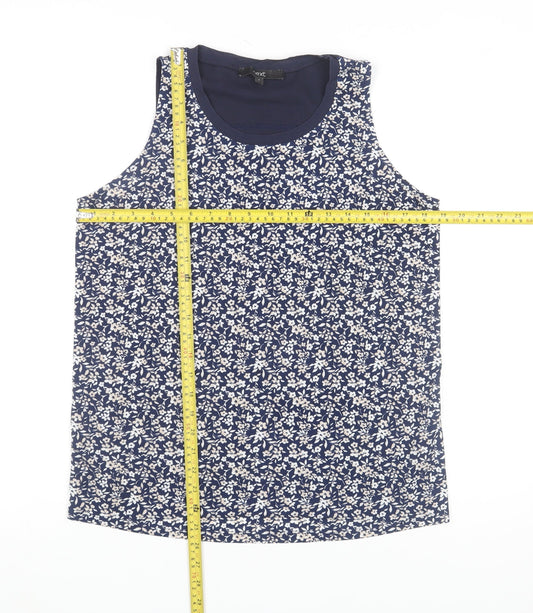 Womens UK Size 8 NEXT Blue Basic Tank