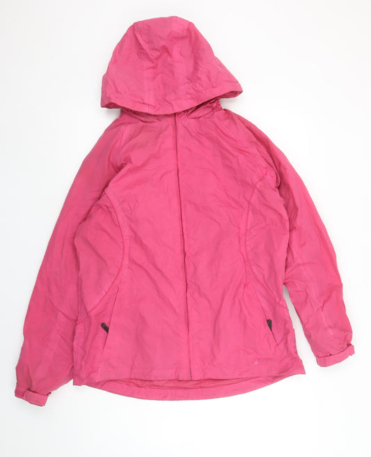 Womens UK Size 12 Peter Storm Pink Rain Coat