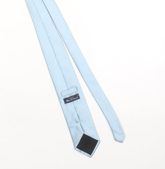 Ben Sherman Men's Aqua Silk Slim Tie