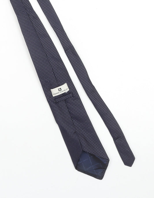 Pierre Balmain Men's Blue Geometric Silk Designer Tie