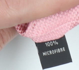 Puccini Men's Pink Slim Tie in 100% Microfibre – One Size