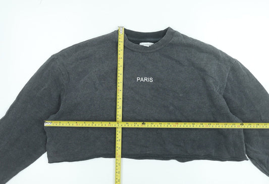 Womens UK Size 12 Topshop Grey Pullover Sweatshirt