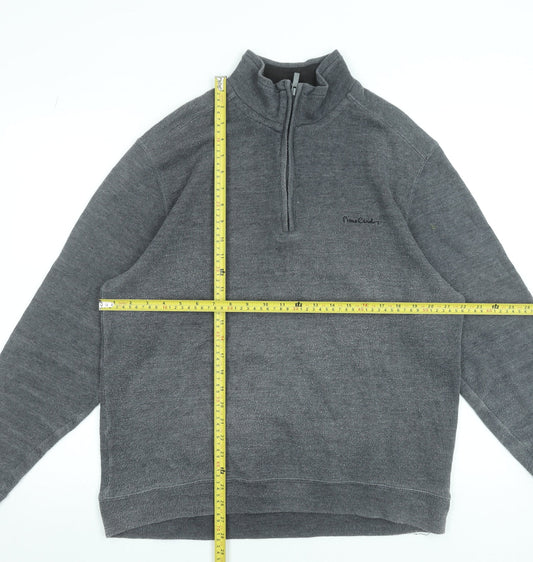 Mens UK Size XL Pierre Cardin Grey Pullover Sweatshirt