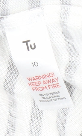 Womens UK Size 10 TU Grey Pullover Sweatshirt