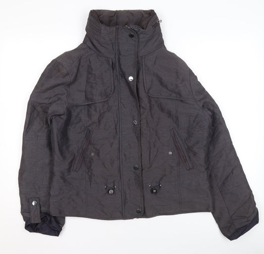Girls UK Size 12 Marks and Spencer Black Puffer Jacket