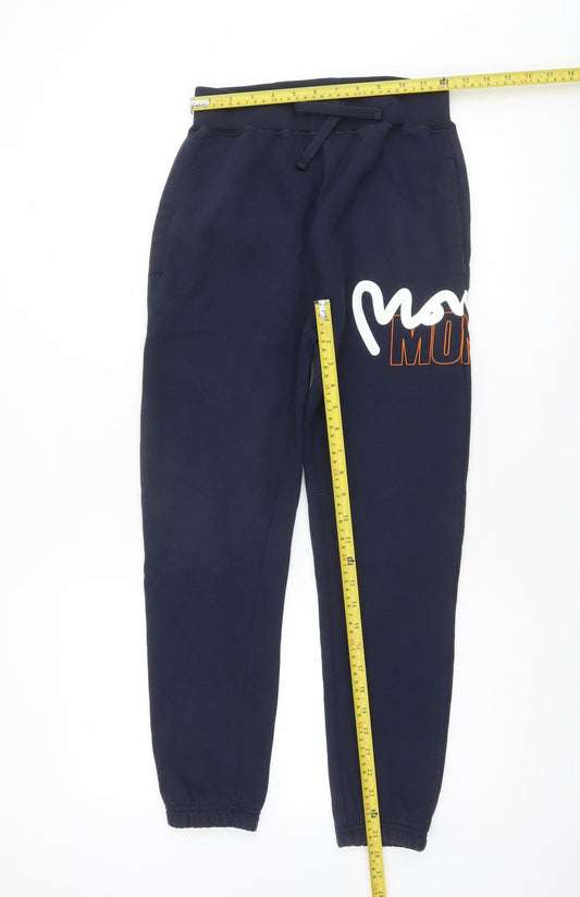 Boys UK Size 13 Years Money Regular Fit Jogger Blue Trousers