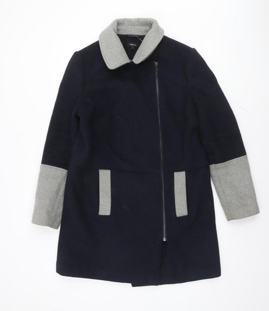 Womens UK Size 12 NEXT Blue Overcoat
