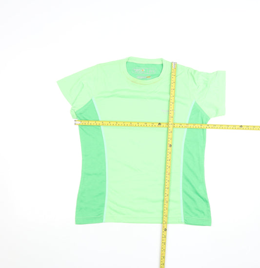 Womens UK Size 12 Regatta Green Basic T-Shirt