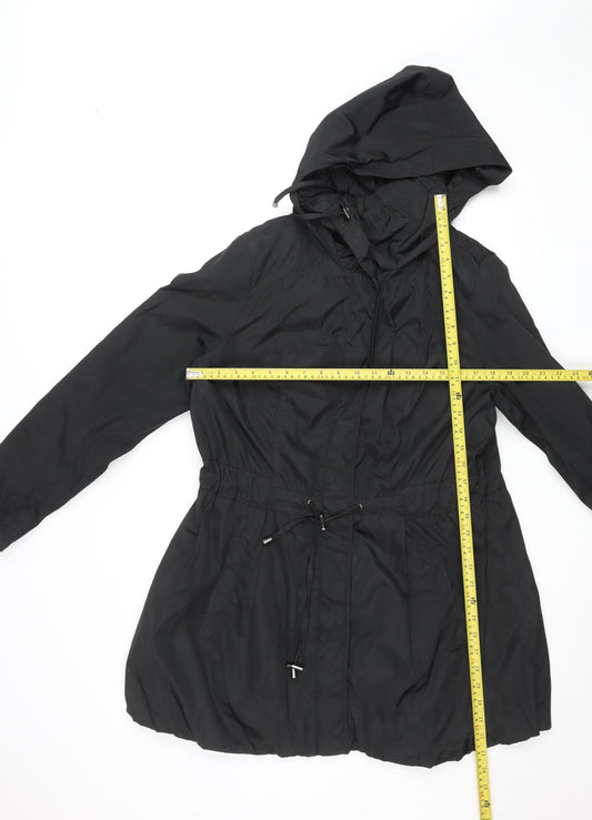 Mens UK Size 38 Rocha John Rocha Black Parka Coat