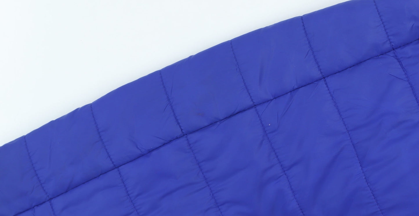 Womens UK Size 10 Marks and Spencer Blue Puffer Jacket