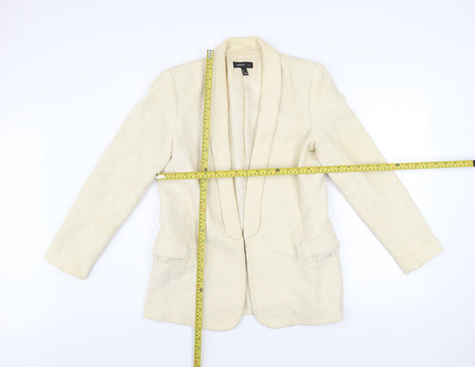 Womens UK Size L Mango Beige Basic Jacket