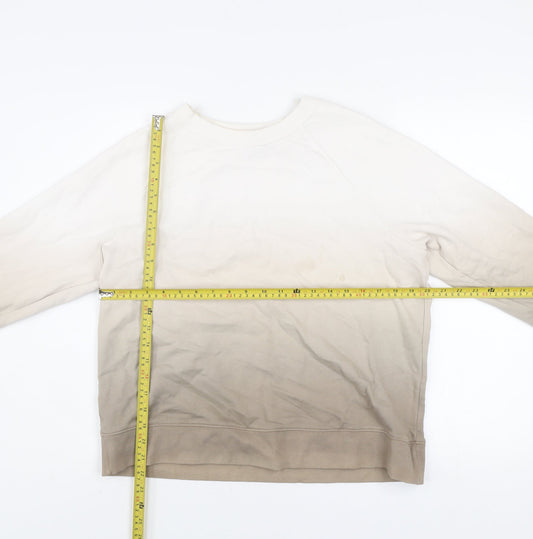 Womens UK Size S Marks and Spencer Beige Pullover Sweatshirt
