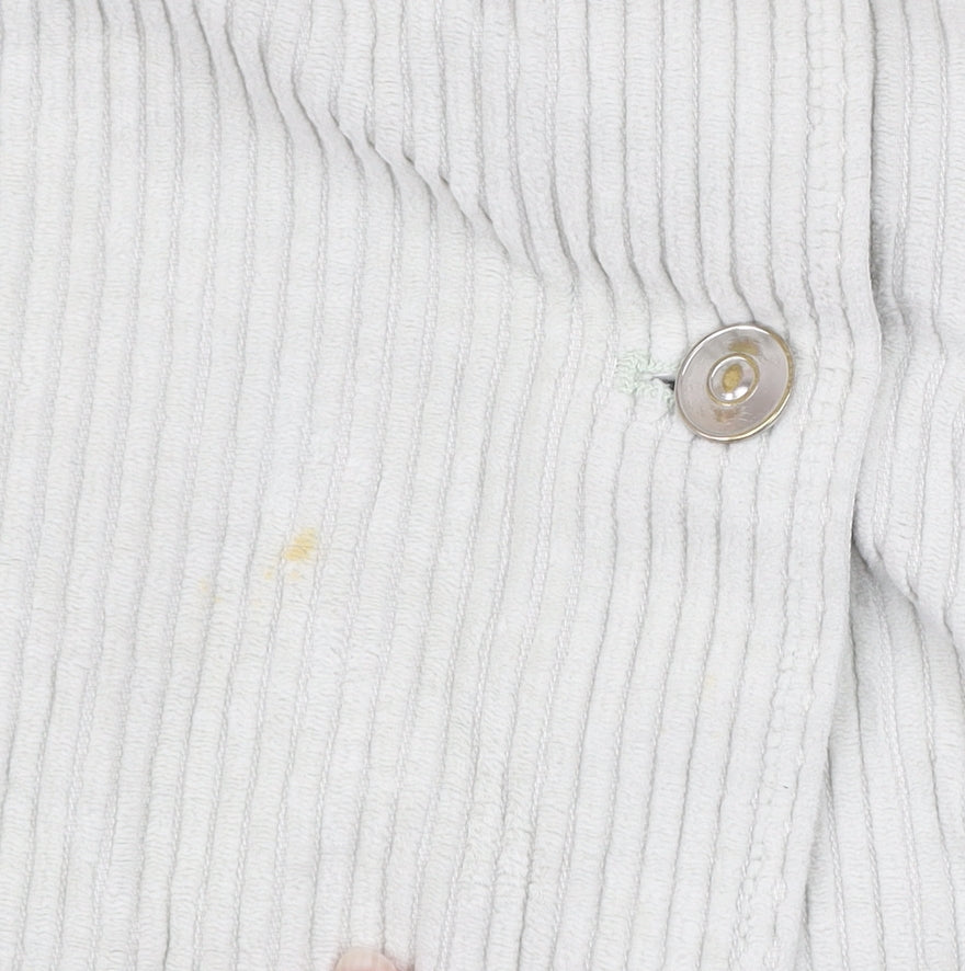 H&M Divided Women’s Beige Corduroy Button Jacket Size M