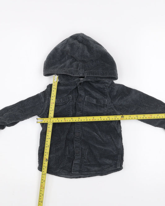 Boys UK Size 2-3 Years Marks and Spencer Grey Shirt Jacket