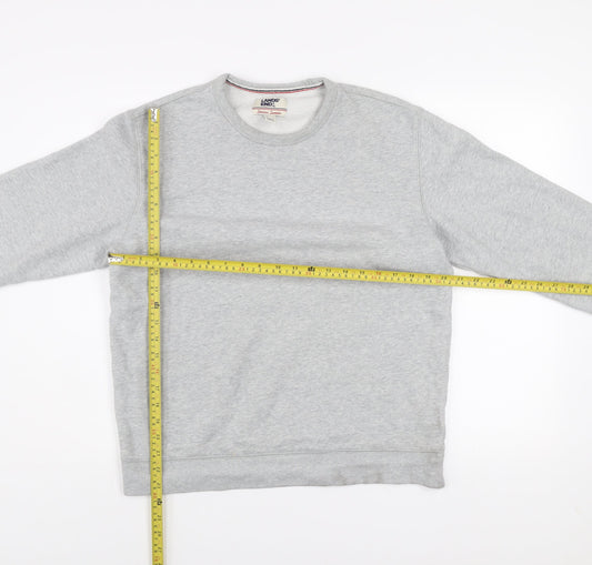 Mens UK Size M Lands' End Grey Pullover Sweatshirt