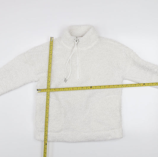 Womens UK Size S John Lewis & Partners White Pullover Sweatshirt